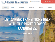 Tablet Screenshot of careertransitionsllc.com